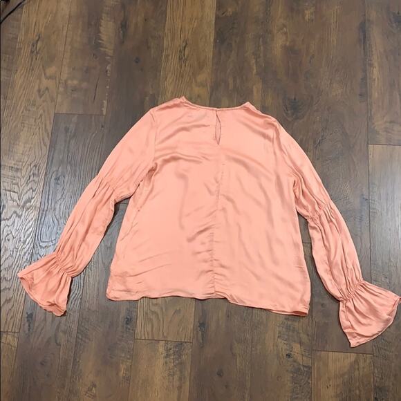 Mustard Seed peach peasant sleeved blouse - Picture 3 of 3